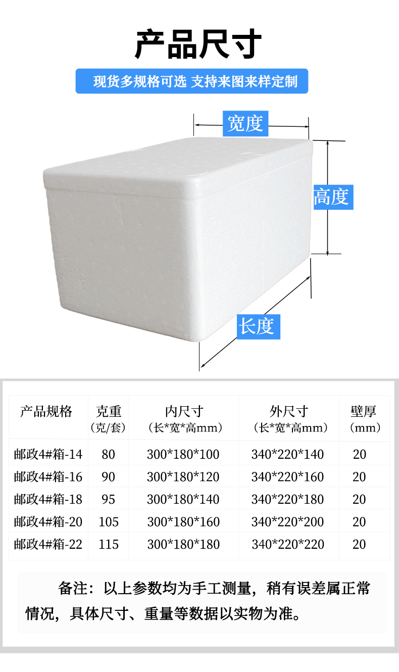 济南邮*4号泡沫箱生产厂家